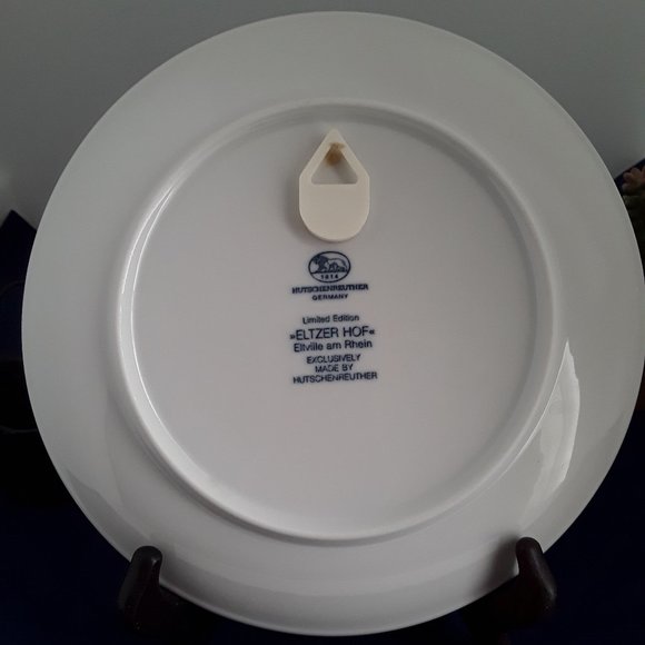 VINTAGE HUTSCHENREUTHER 1987 Ltd Edition Wall Plate - Picture 6 of 8
